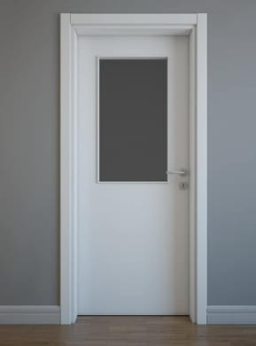 Štok sa sobnim vratima sa staklom